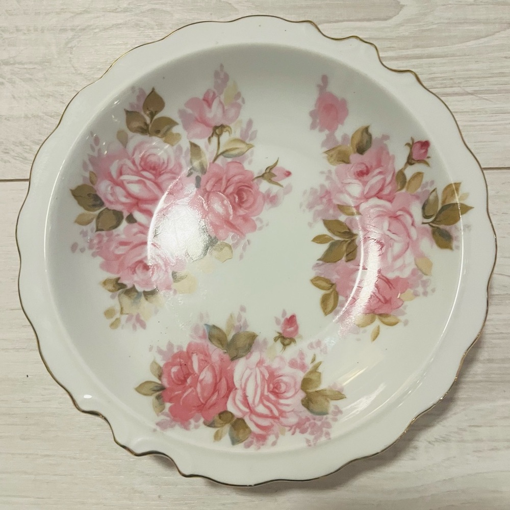 Norcrest Fine China Rose dish